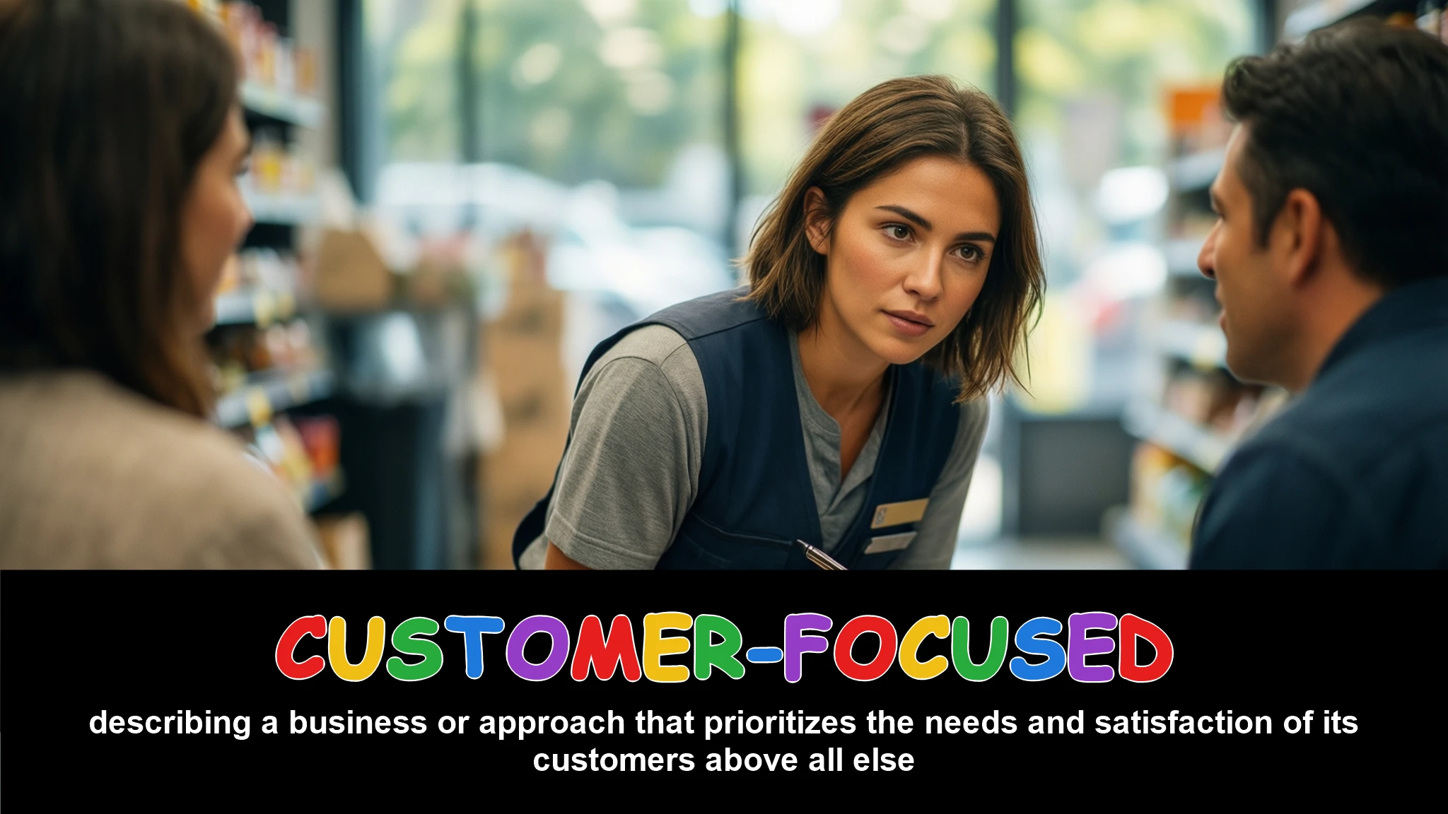 English Illustration for customer-focused
